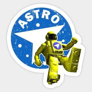 Tente Astro Spacewalk - Distressed Version Sticker